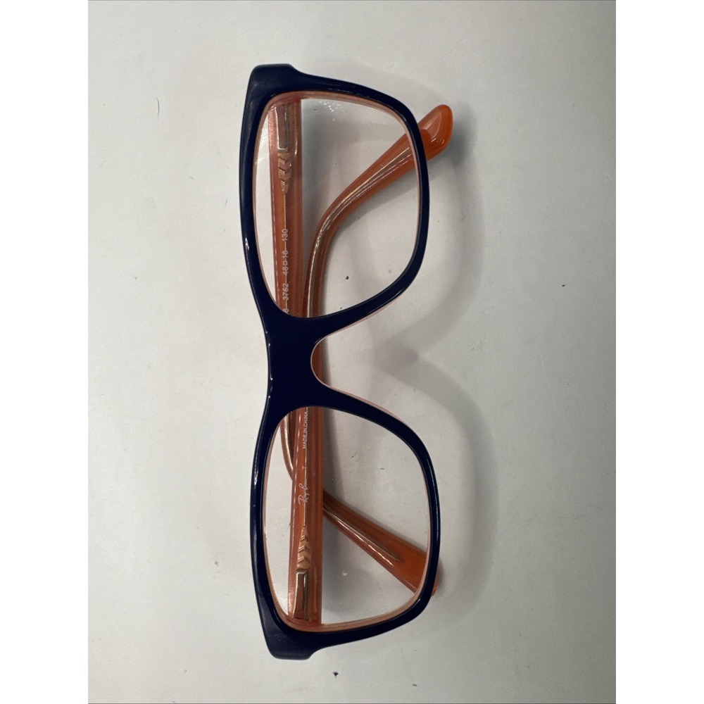 RAY-BAN‎ RB 1536 3732 CRYSTAL BRN ORANGE AUTHENTIC DESIGNER EYEGLASSES 48-16